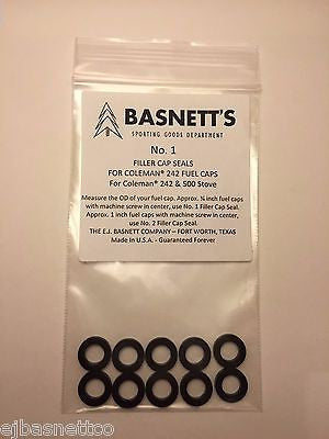 Basnett's Lantern 242 Fuel Filler Cap Rebuild Kit fits Coleman Lanterns Stoves