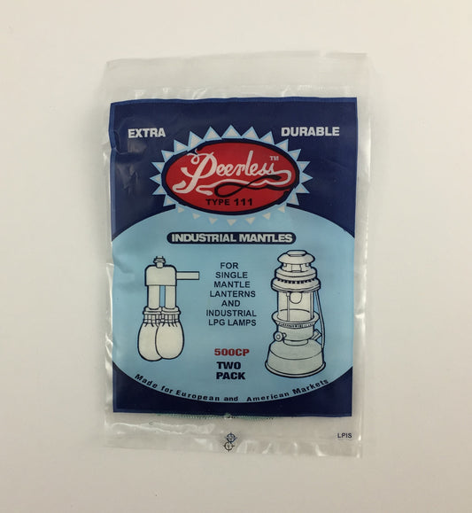 Peerless 111 Mantles for Single-Mantle Lanterns