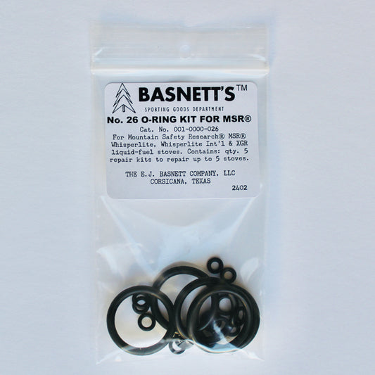 Basnett's™ No. 26 O-Ring Kit for MSR® Mountain Safety Research® Stoves